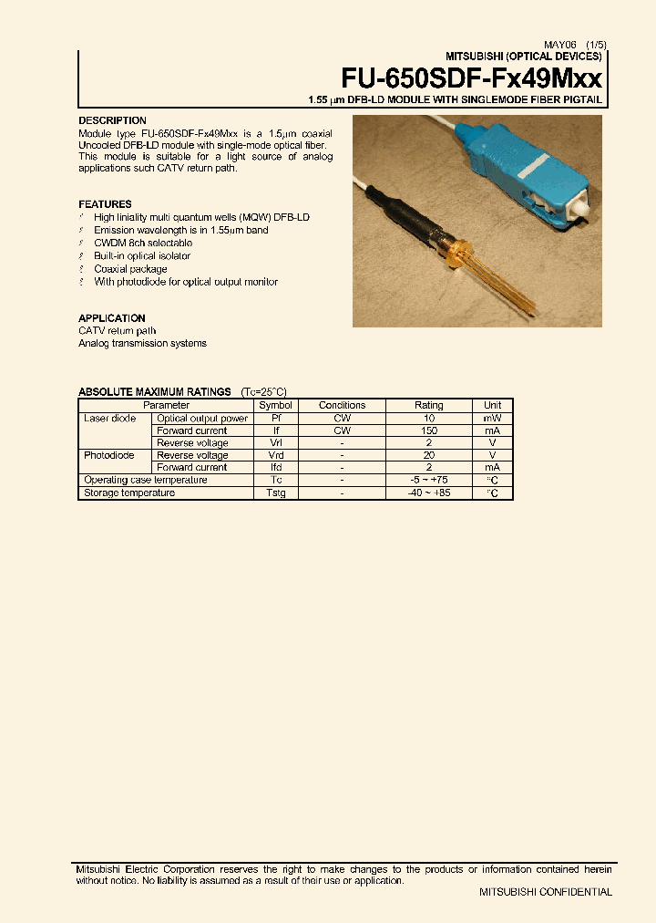 FU-650SDF-FX49MXX_1243365.PDF Datasheet