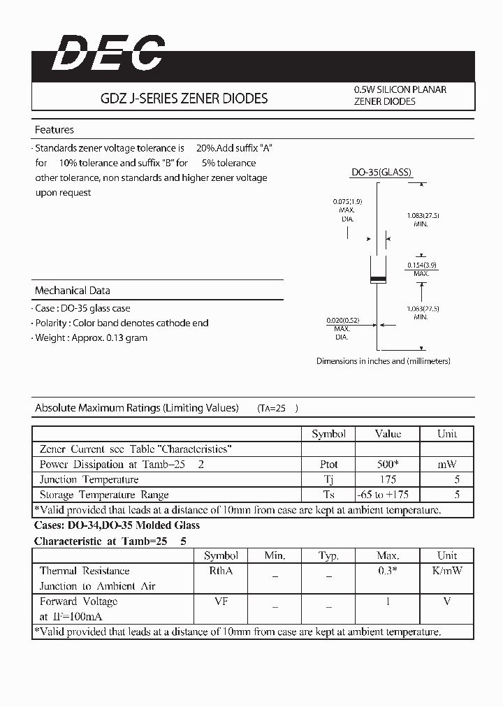 GDZJ39_1244507.PDF Datasheet