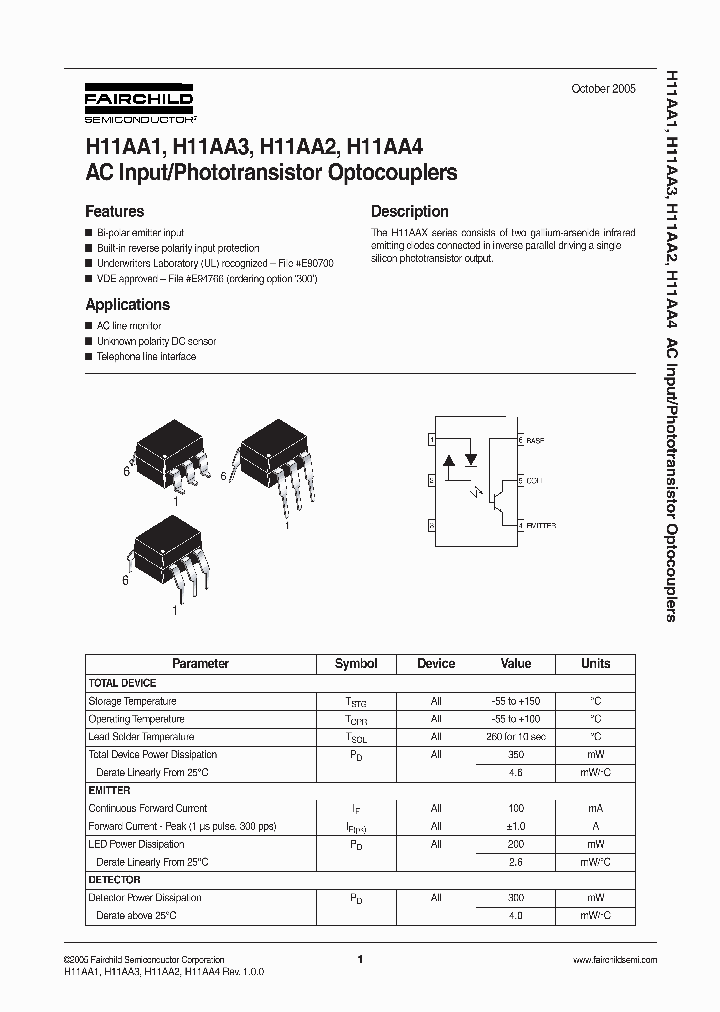 H11AA1_1130704.PDF Datasheet