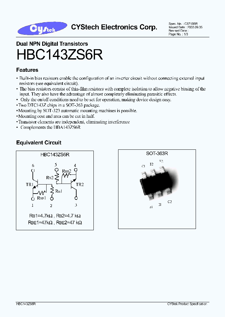 HBC143ZS6R_1247357.PDF Datasheet