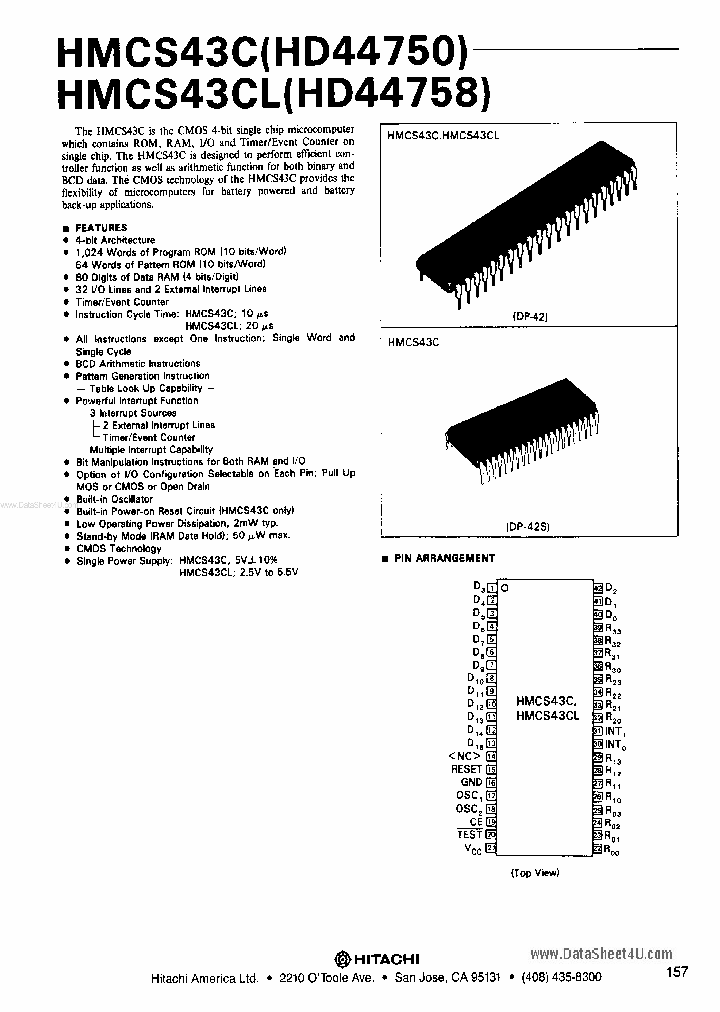 HMCS43C_1075016.PDF Datasheet