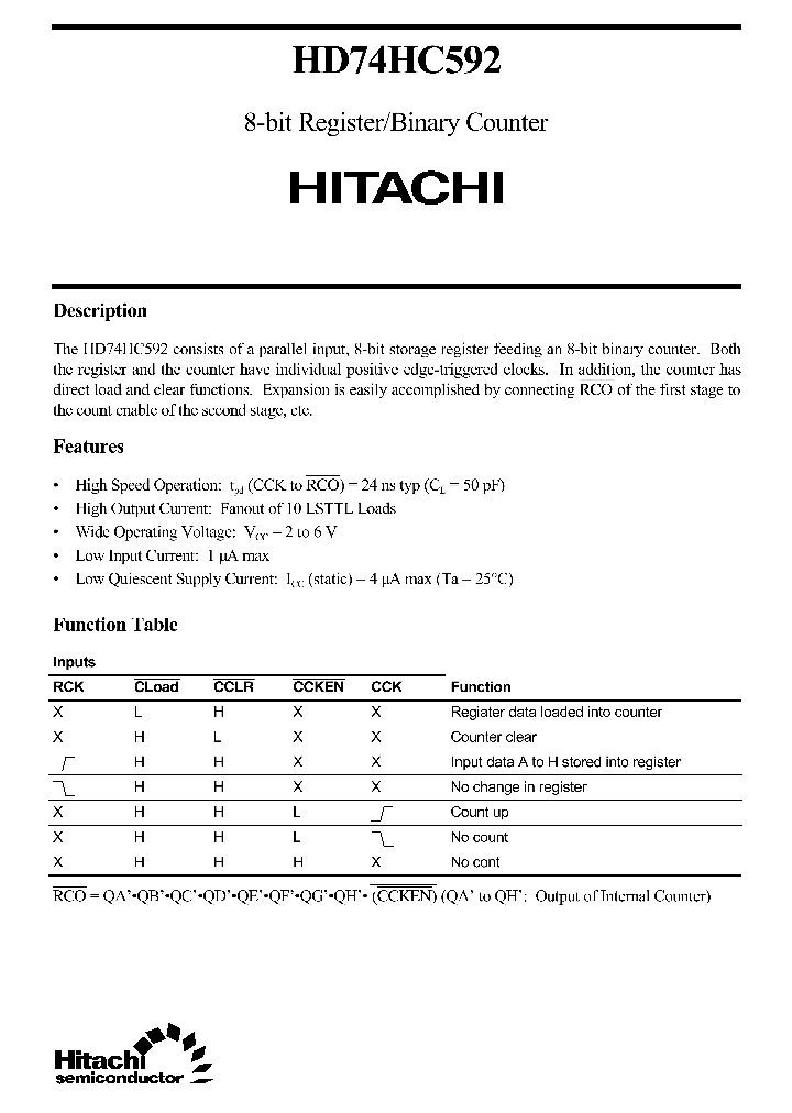 HD74HC592_1032517.PDF Datasheet