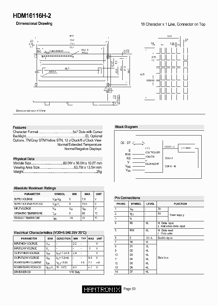 HDM16116H-2_1097132.PDF Datasheet