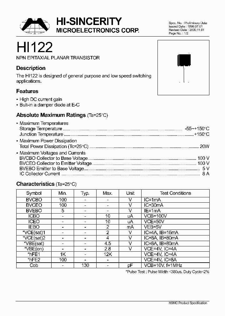 HI122_1249668.PDF Datasheet