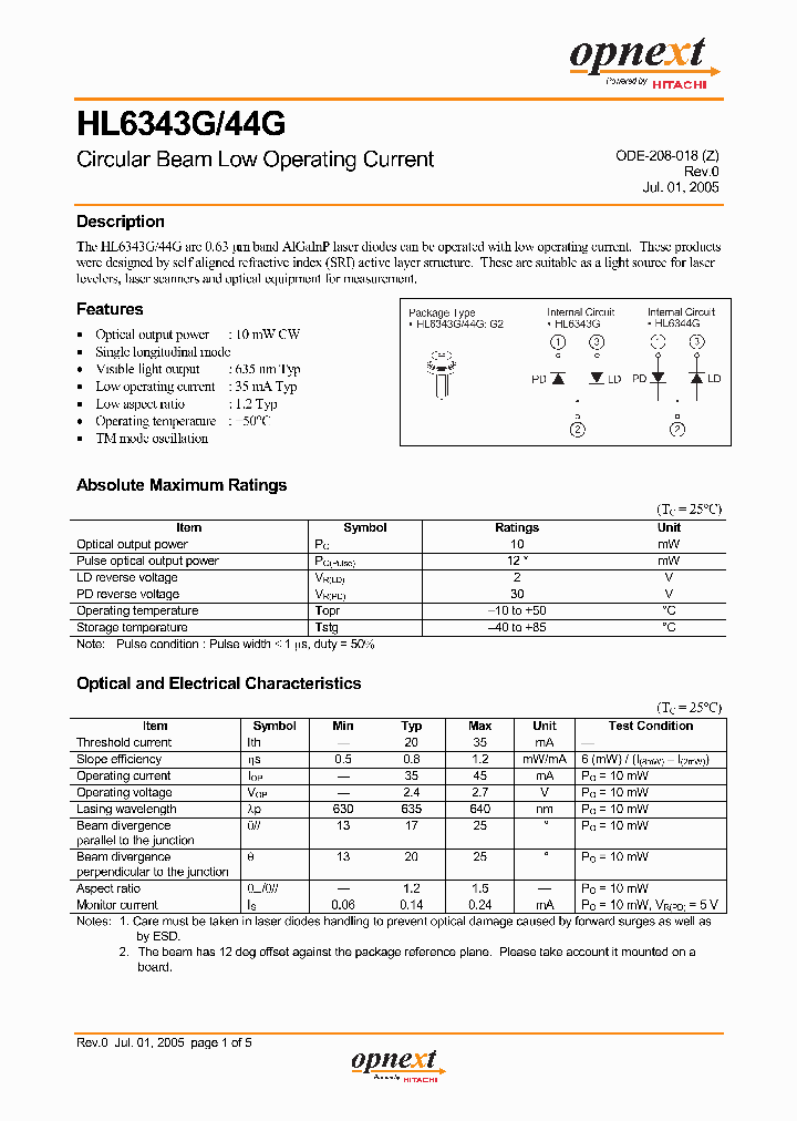 HL6344G_1250117.PDF Datasheet