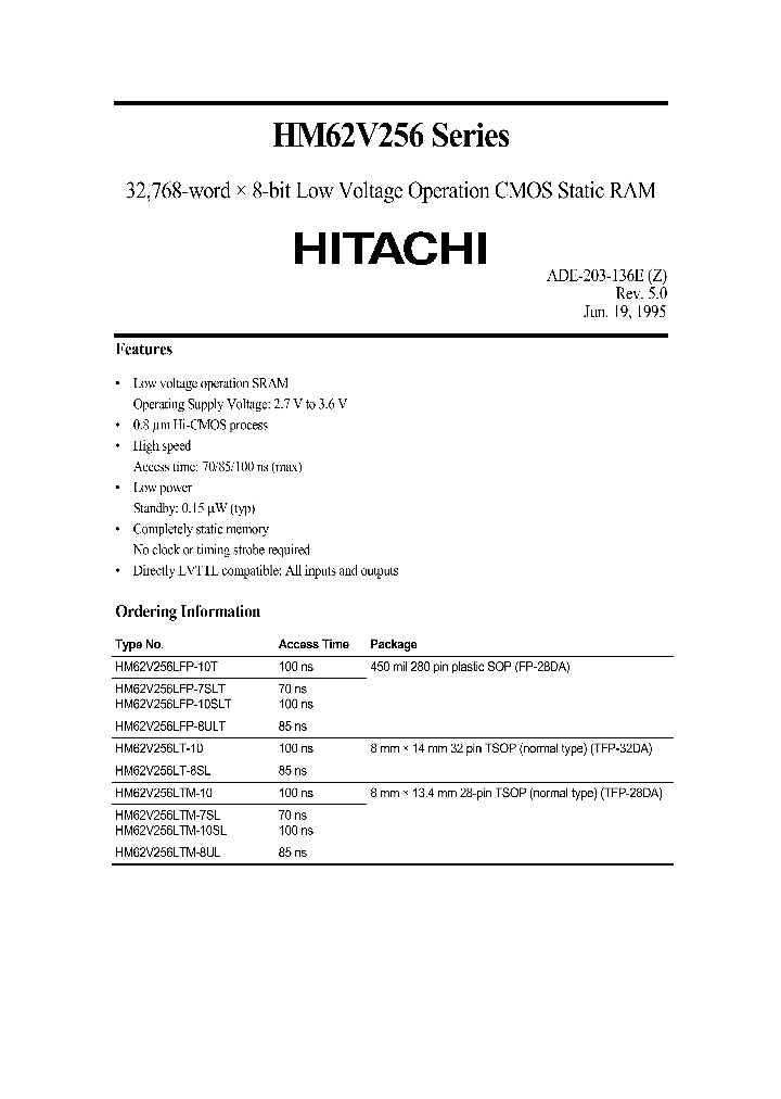 HM62V256_1250380.PDF Datasheet