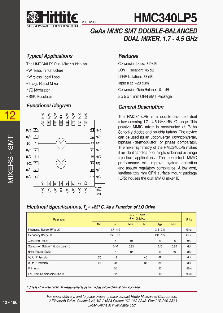 HMC340LP5_1250569.PDF Datasheet