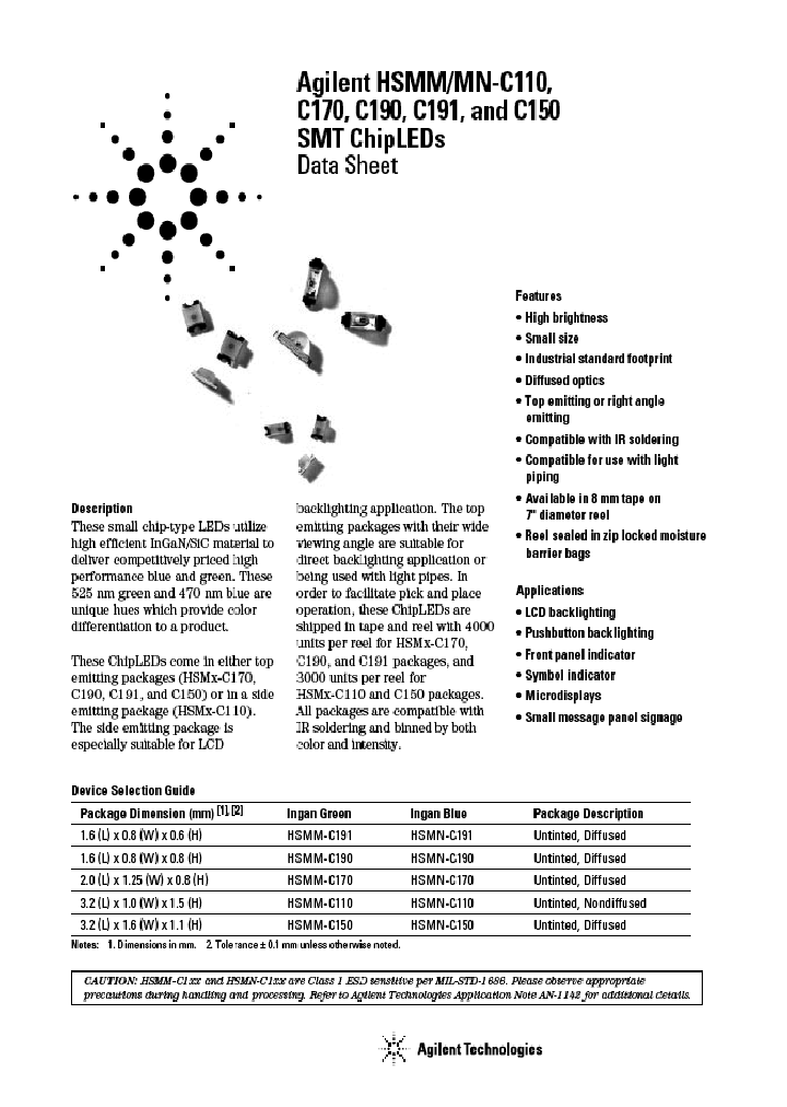 HSMN-C110_1152816.PDF Datasheet