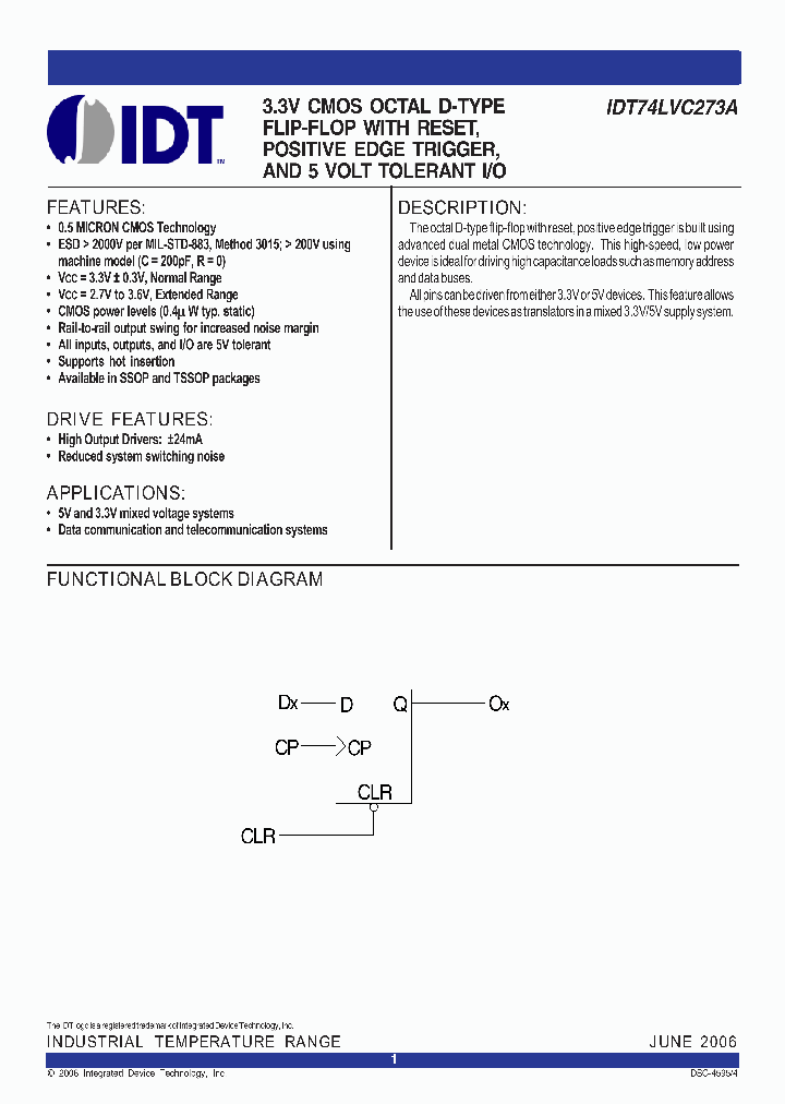 IDT74LVC273A_1126079.PDF Datasheet