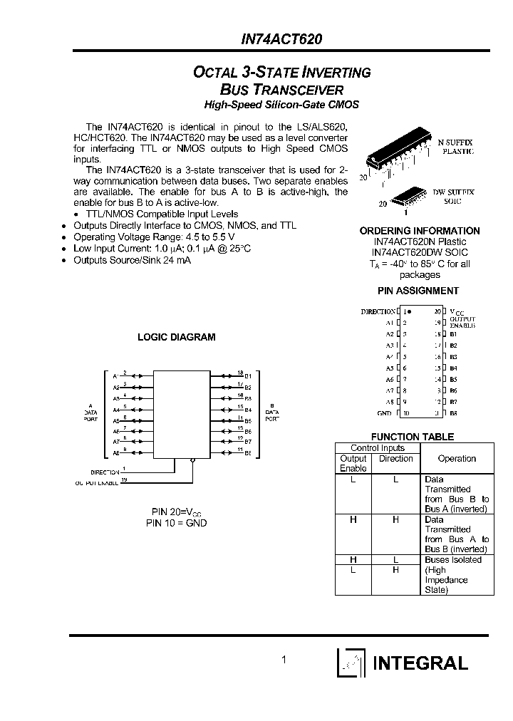 IN74ACT620N_1254758.PDF Datasheet