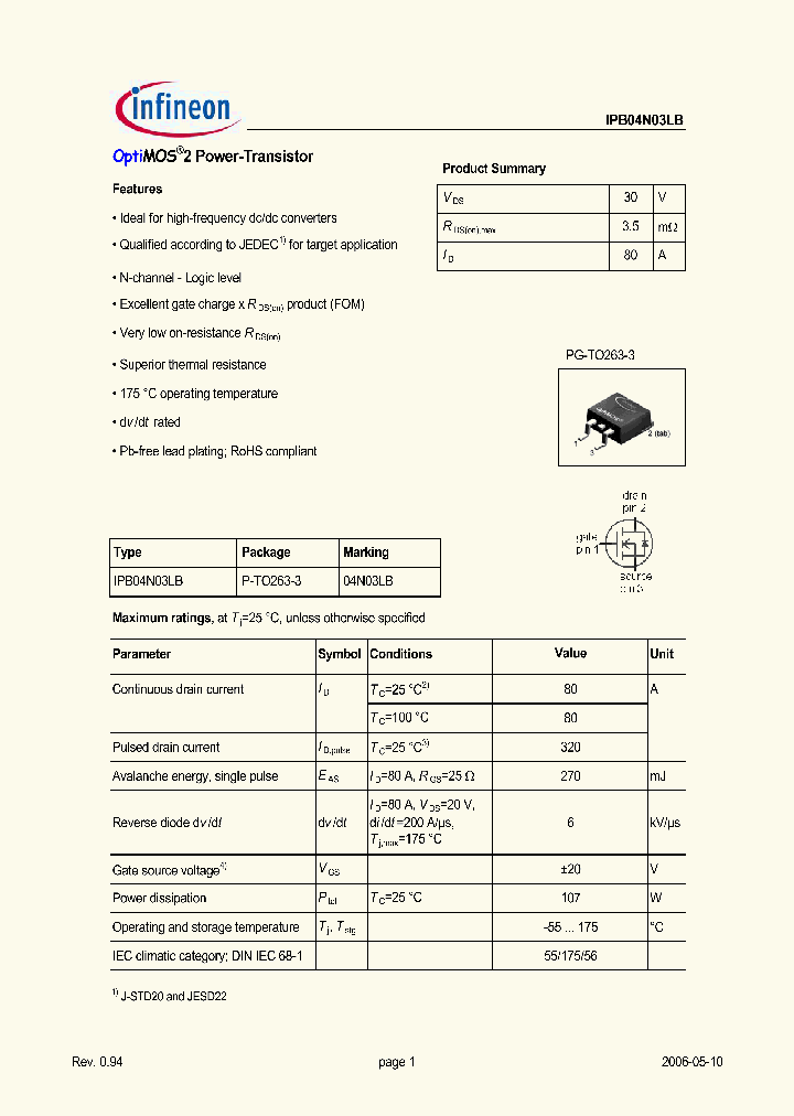 IPB04N03LB_1255051.PDF Datasheet