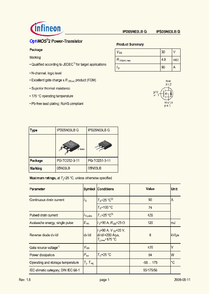 IPS05N03LBG_657228.PDF Datasheet