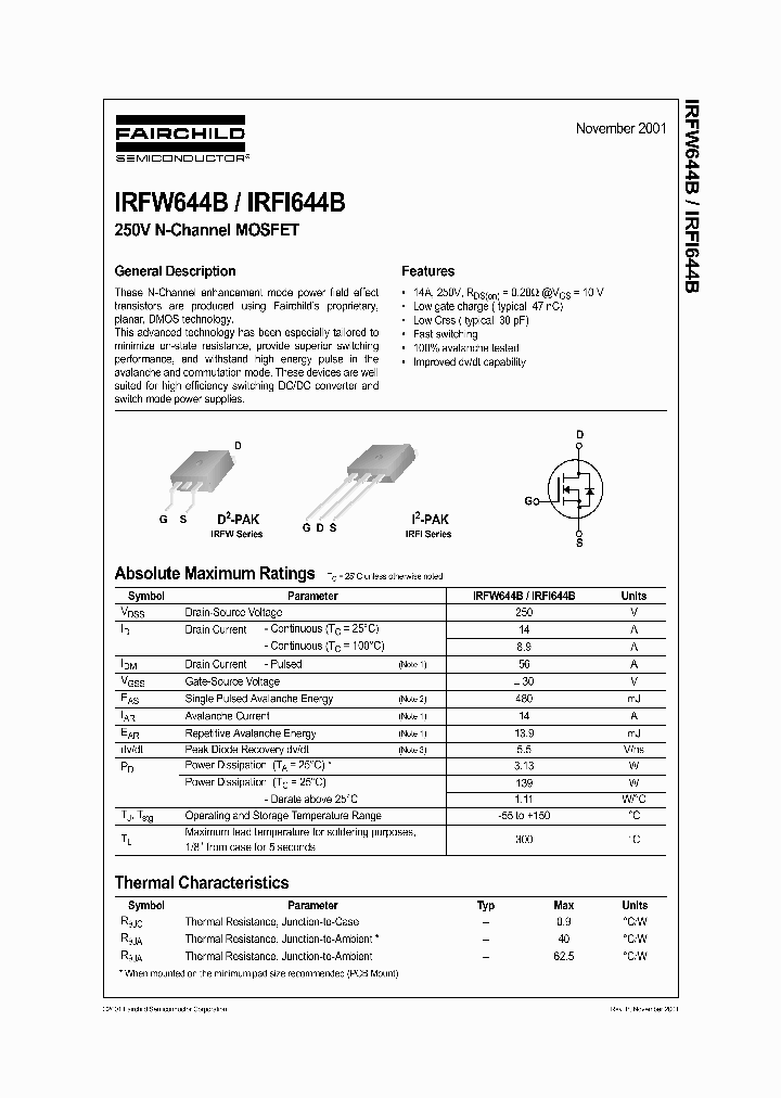 IRFI644_712260.PDF Datasheet