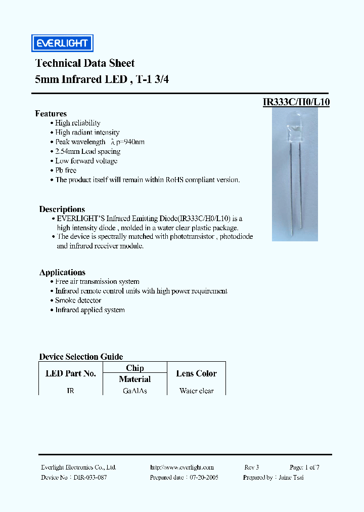 IR333C_1122694.PDF Datasheet