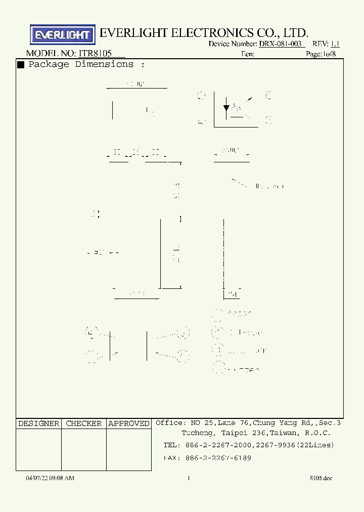 ITR8105_1257885.PDF Datasheet