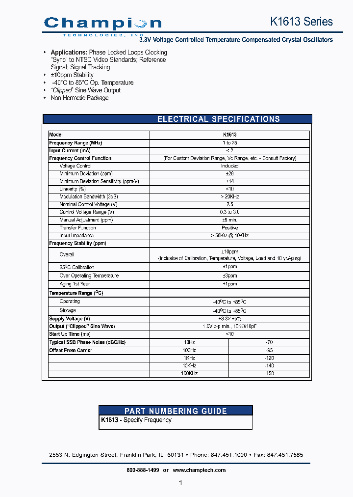 K1613_1258902.PDF Datasheet