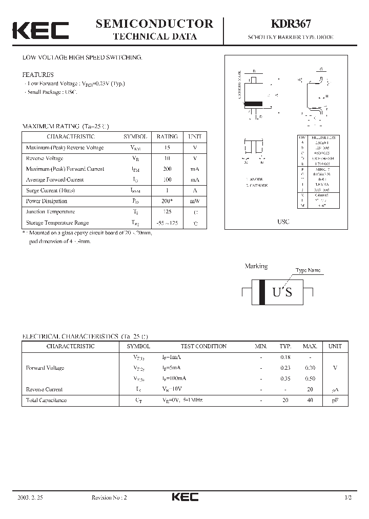 KDR367_1260126.PDF Datasheet