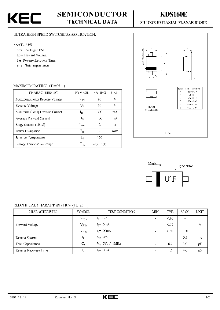 KDS160E_1260156.PDF Datasheet