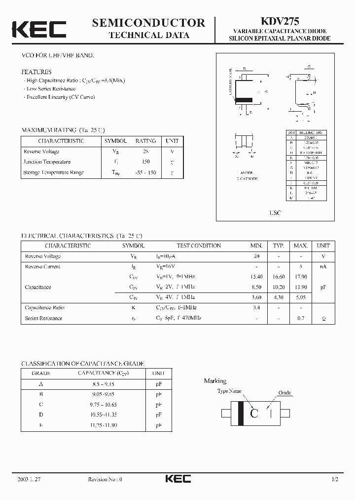 KDV275_1260173.PDF Datasheet