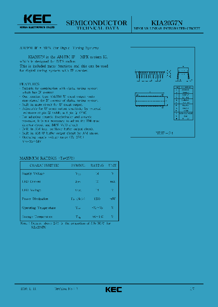 KIA2057_785786.PDF Datasheet