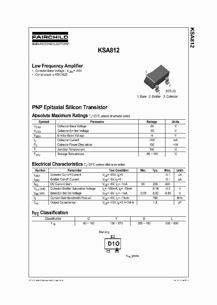 KSA812_1146341.PDF Datasheet