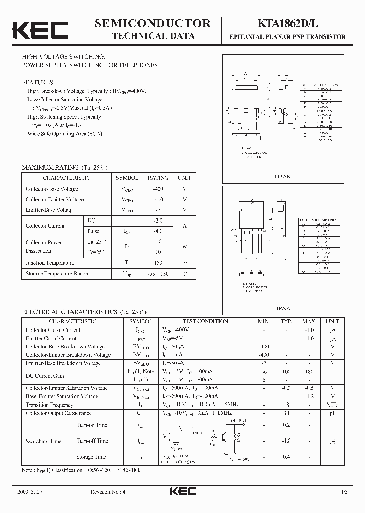 KTA1862L_1261610.PDF Datasheet