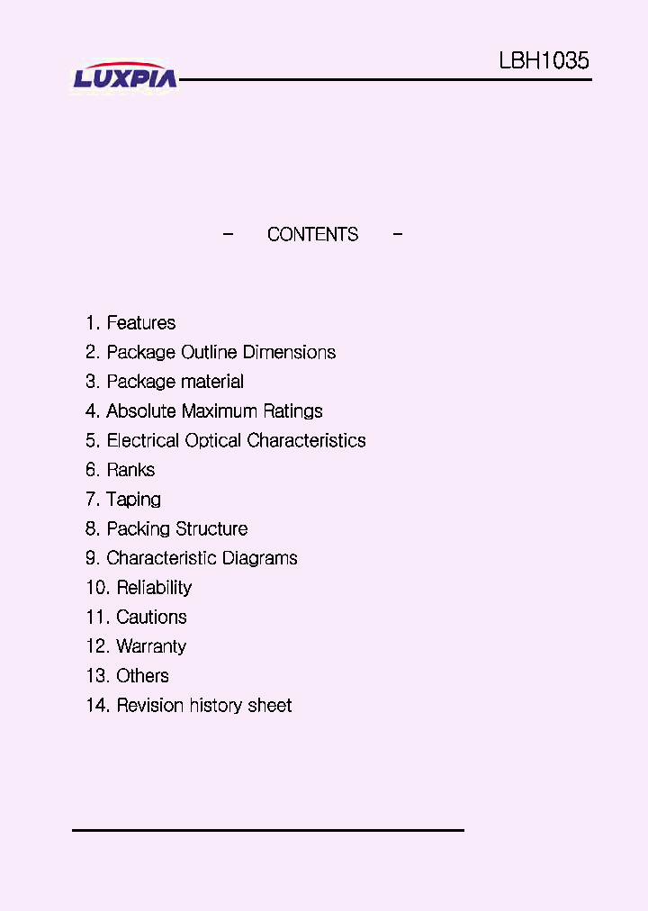 LBH1035_1263345.PDF Datasheet