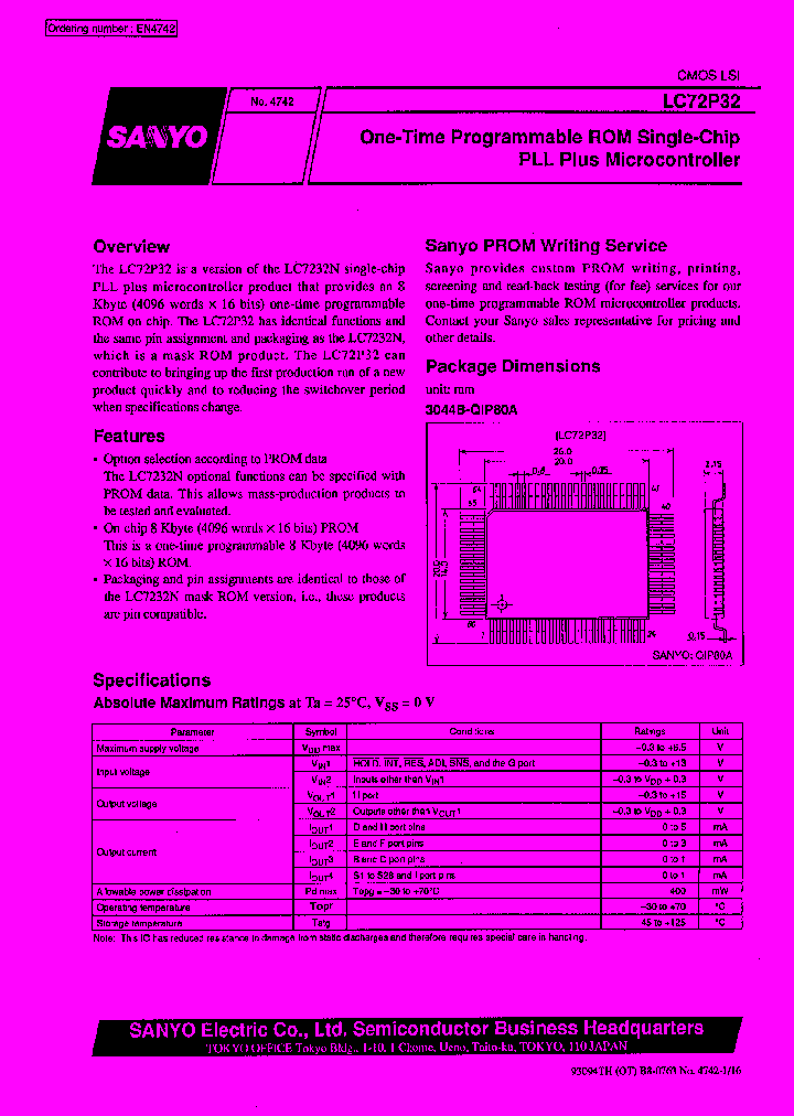 LC72P32_786659.PDF Datasheet