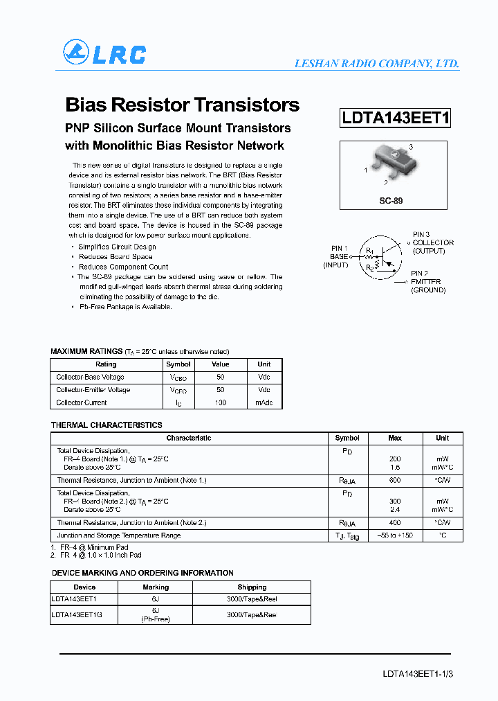 LDTA143EET1G_1264256.PDF Datasheet