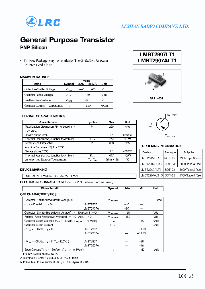 LMBT2907LT1G_1266104.PDF Datasheet