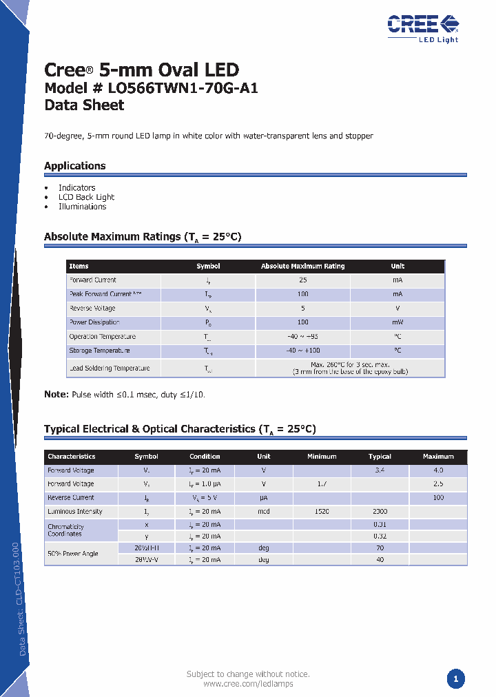 LO566TWN1-70G-A1_1266677.PDF Datasheet