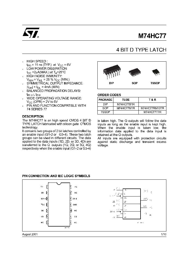 M74HC77M1R_1270865.PDF Datasheet