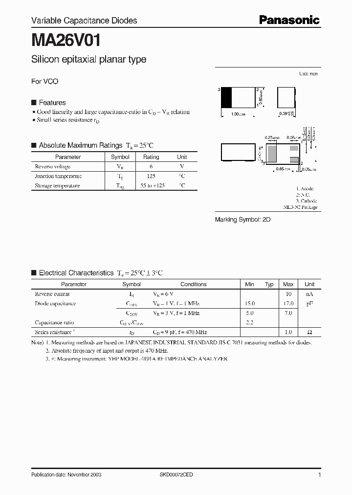 MA26V01_1271137.PDF Datasheet