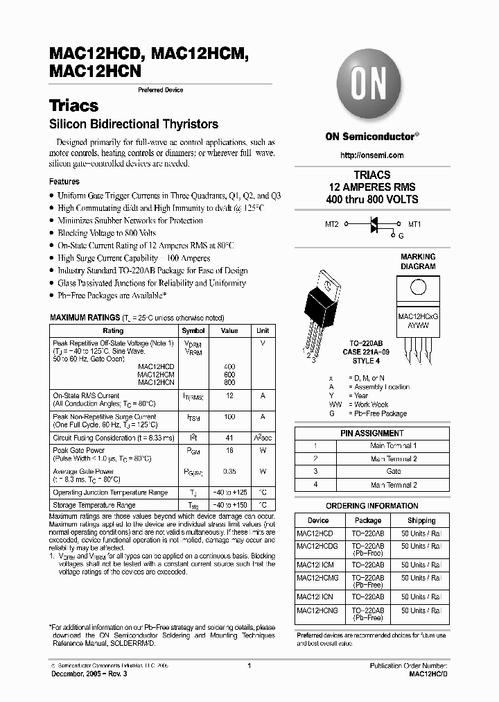 MAC12HCD05_741516.PDF Datasheet