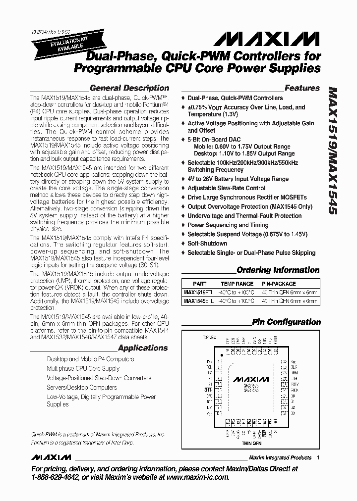 MAX1545ETL_1272415.PDF Datasheet