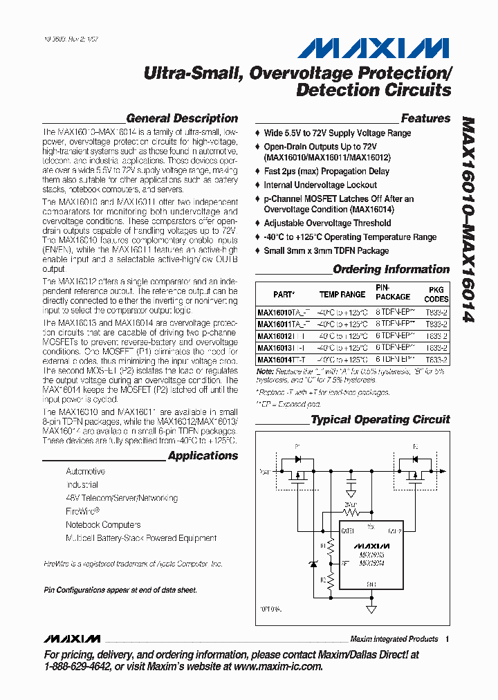 MAX16014TT-T_1272453.PDF Datasheet