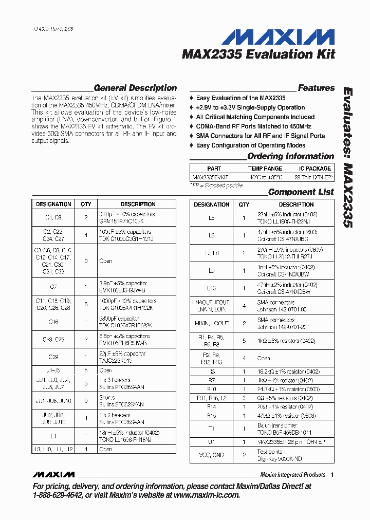 MAX23351_1272783.PDF Datasheet
