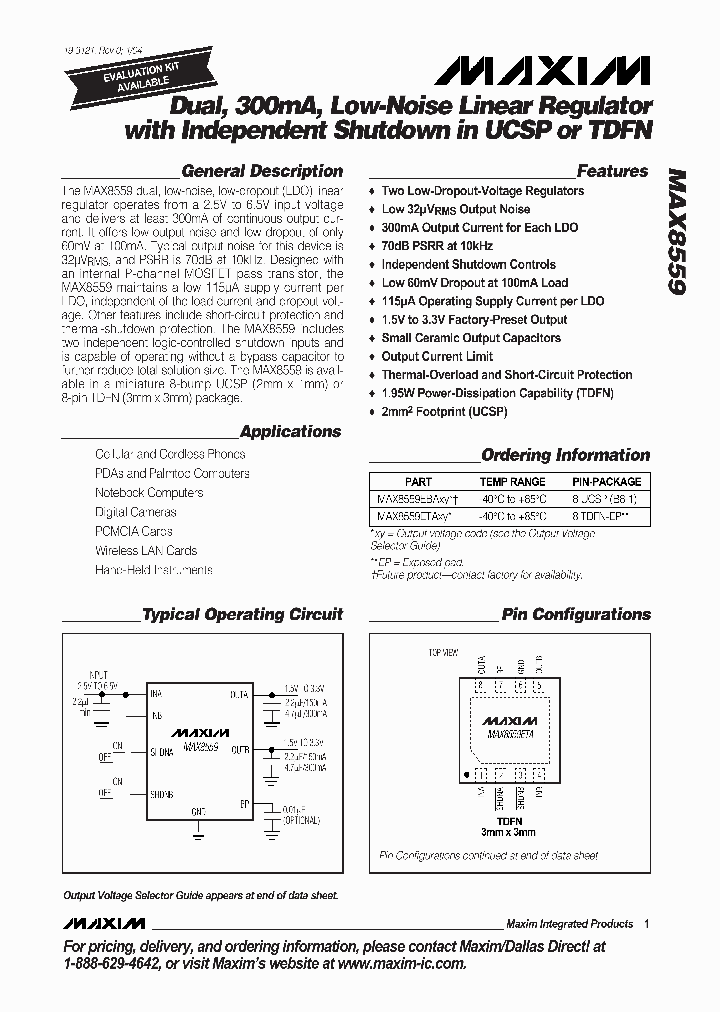 MAX8559EBA_902746.PDF Datasheet