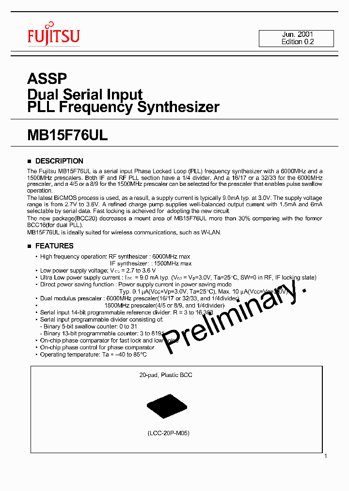MB15F76UL_1274434.PDF Datasheet