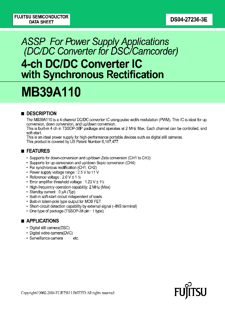 MB39A110_1083014.PDF Datasheet