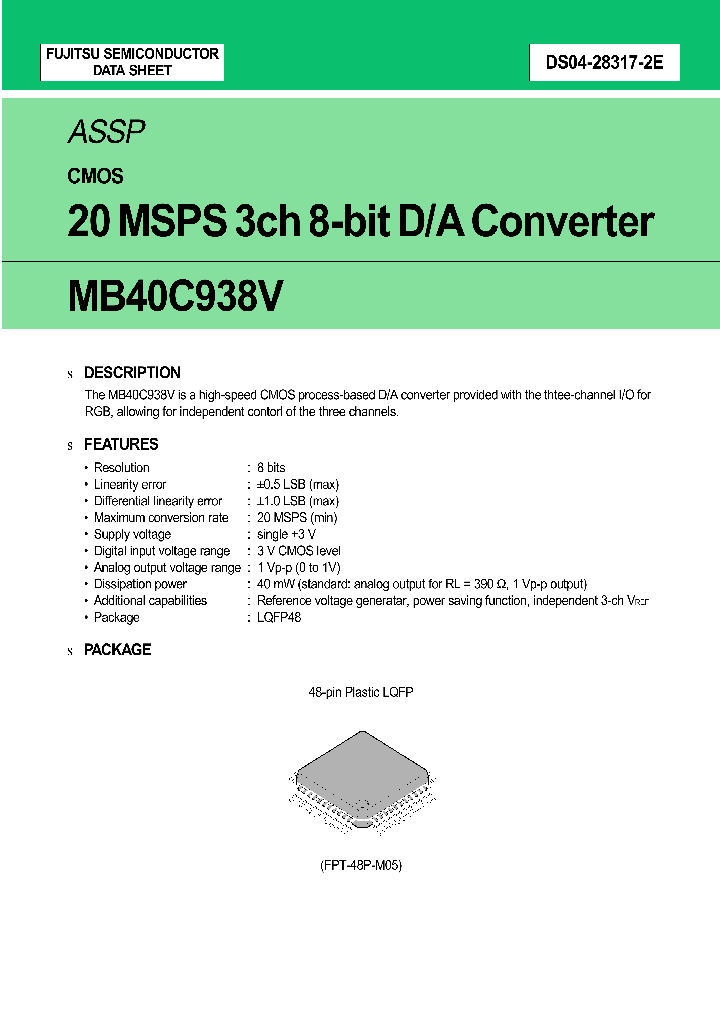 MB40C938VPFV_1274549.PDF Datasheet