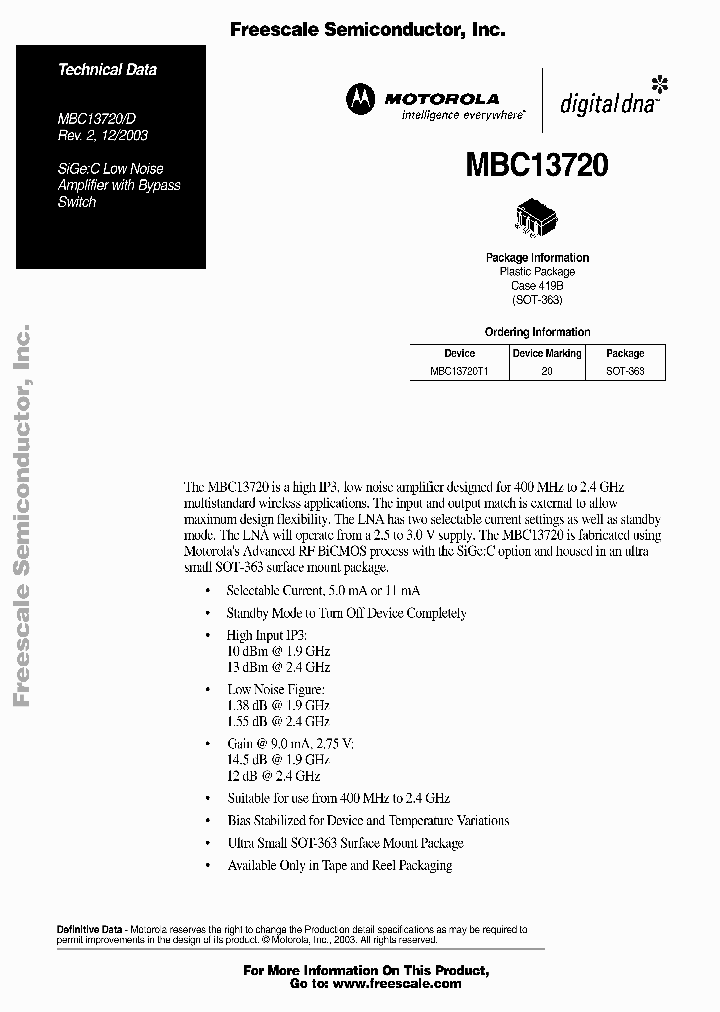 MBC13720T1_1274810.PDF Datasheet