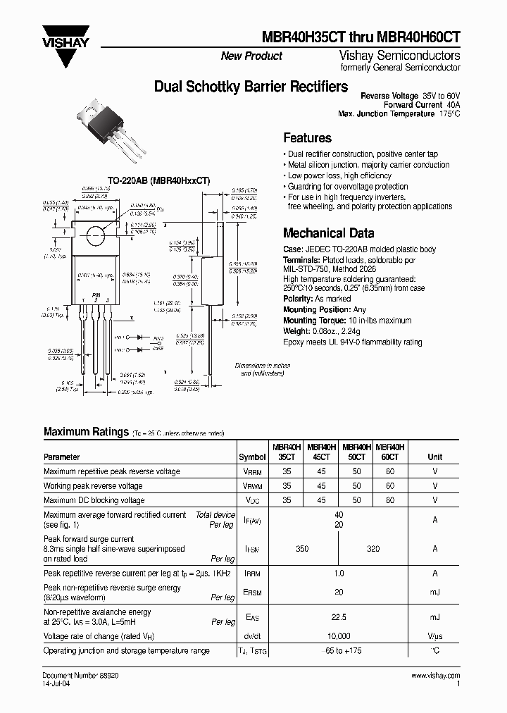 MBR40H60CT_1275073.PDF Datasheet