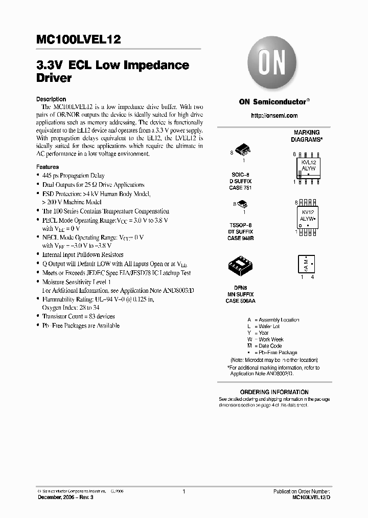 MC100LVEL12D_752758.PDF Datasheet