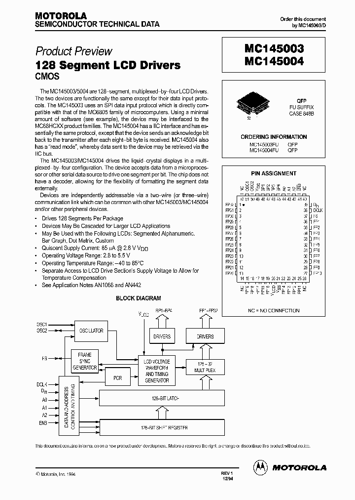 MC145003_1103396.PDF Datasheet