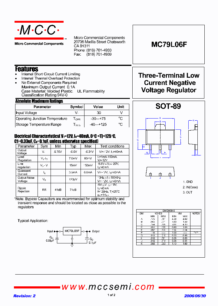 MC79L06F_1277512.PDF Datasheet