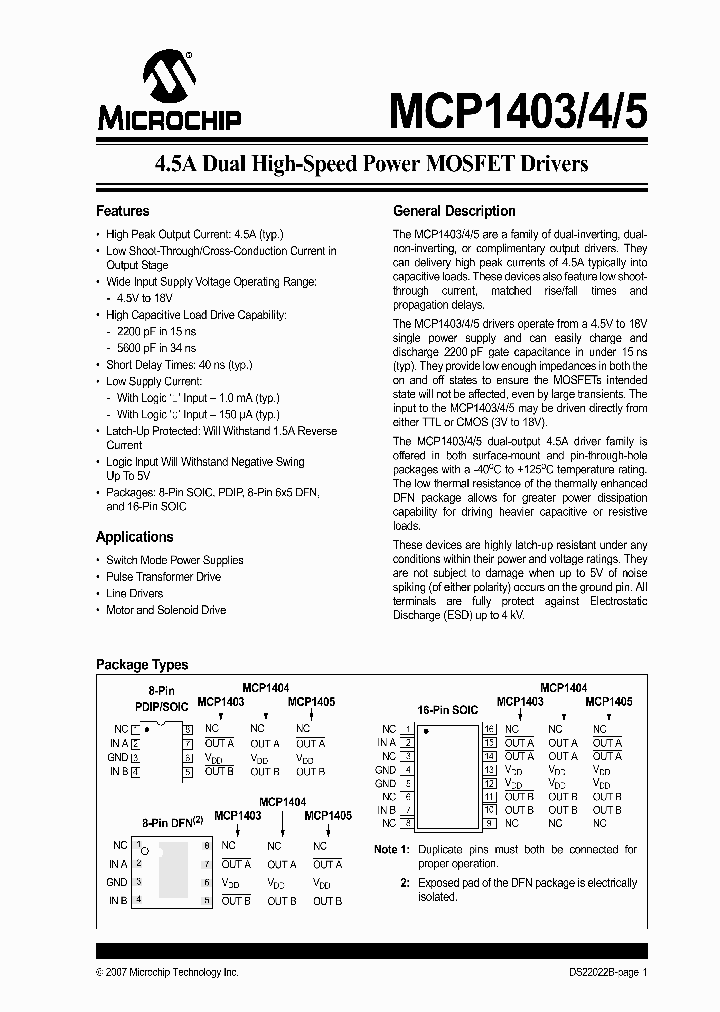 MCP1405T-ESO_1277911.PDF Datasheet