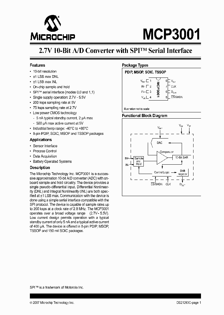 MCP3001-IMS_1174448.PDF Datasheet