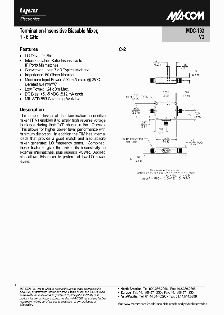 MDC-163SMA_1278238.PDF Datasheet