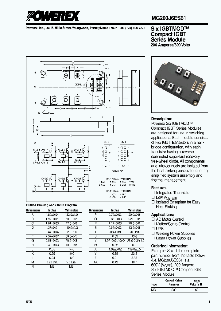 MG200J6ES61_1156782.PDF Datasheet